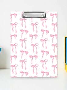 Personalized Teacher'S Gifts, Bow Pattern Folder,A4 Size(31.5cm*22.5cm),Teacher Clipboard,Teacher Graduation Gift, Back To School,School Supplies,Teachers Day Gift,Back To School Gift, Perfect Gift For Teachers,Cute Hanging Writing Board, Office Supplies, Clipboard,Suitable For Teacher Appreciation Gifts During The Back To School Season, Teacher'S Day, And The End Of The Semester, Practical And Commemorative Stationery