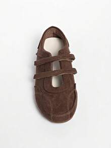 Fall/Winter 2025 New Summer Women's Red Hook And Loop Trainers, Leather Breathable Soft Sole Shoes [Run Small, Please Refer To Size Chart],Flats,Ballet