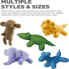 Outward Hound By Charming Pet Latex Rubber Balloon Animal Monkey Squeaky Dog Toy, Large - 顏色C - 查看 5
