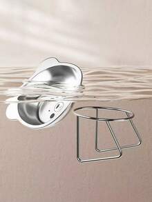 Stainless Steel Cat Bowl, Slanted Pet Food Water Bowl, Protective Neck Design