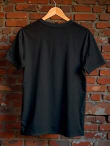 Shirt Premium T-Shirt Yarn 30.1 Basic Unisex Premium - màu đen - Xem 5