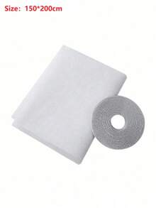 Moskitiera okienna, wewnętrzna siatka przeciw muchom i owadom, taśma naprawcza do siatek okiennych, łatwa w montażu za pomocą taśmy klejącej, domowa zasłona okienna chroniąca przed muchami, zasłona do kuchni, zasłona do domu chroniąca przed owadami, moskitiera - Wielokolorowe - Zobacz 14