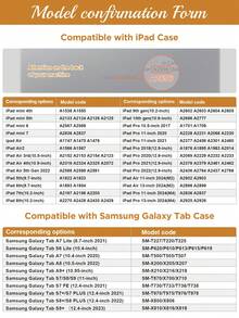 Tablet Computer Case, Cartoon Kitten Pattern, Many Interesting And Cute Kitten Emoticons, Transparent Shell With Pen Slot, Compatible With Various Models Such As IPad Air 3 (10.5 Inches), IPad Air 4 (10.9 Inches), IPad Pro11-In (M4)-2024, Etc.