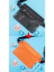 1/2 件 PVC 防水腰包沙滩包,大容量防水手机袋,夏季户外运动防水包,三重密封防水腰包斜挎包防水袋,户外运动沙滩手机保护袋 - 彩色 - 查看 37