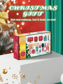 Children, Playing House, Simulated Makeup Toys, Girls, Makeup Set, Toys With Storage Box, Christmas Theme, Birthday Gifts