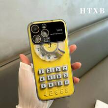 Teléfono con diseño de teléfono retro electrochapado | Ventana grande esmerilada AG 2 en 1 17 17 17 Pro 17 Pro 16 Pro 16 Pro 16 Plus 16 15 Pro 15 Pro 15 Plus 15 14 Pro 14 Pro 14 Plus 14 13 Pro 13 Pro 13 12 Pro 12 Pro 12 Series - Negro - Ver 2