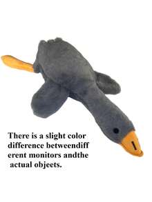 1 Set Soft Plush Duck Doll, White/Gray/Brown, Suitable For Cats And Dogs To Play, Helps Dogs Play And Expend Energy, Suitable For Medium And Small Pets (Large Pets May Bite And Therefore Not Recommended For Large Pets)