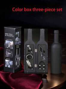 Juego de 5/3 abrebotellas de acero inoxidable, adecuado para bares, restaurantes, amantes del vino, fiestas festivas, para exteriores, camping, regalo para el padre