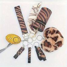 7pcs/Set Women's Personal Safety Kit, Includes Alarm Device And Protective Accessories, Suitable As Valentine's Day, Halloween, Christmas Gift