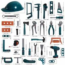 修理工具箱玩具、玩具钻、拆装螺丝刀、培养孩子动手能力 STEM 建筑玩具、圣诞节/生日礼物