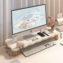 Storage Rack - [Single Layer] Curved Edge White 55*20 - View 10