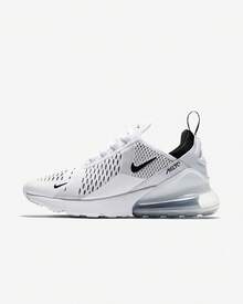 耐吉女款 Air Max 270 低領上衣 白色/黑白 AH6789-100