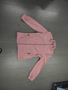 Damen Outdoor Lässig Fleecejacke, einfarbig minimalistisch, Herbst/Winter Stil, vielseitige Oberbekleidung