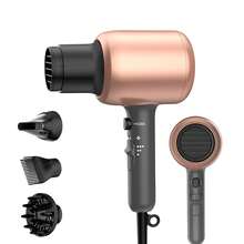 UKLISS Secador de pelo de alta potencia retro, para uso en salón y hogar, secado rápido, aire frío y caliente