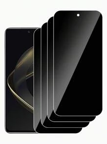 4 Stück Vollabdeckung Anti-Spion gehärtetes Glas Bildschirmschutz kompatibel mit Huawei/Honor, einfache Installation, keine Blasen, kratz- und bruchfest, geeignet als Geburtstagsgeschenk/Geschenk für Familie/Freunde/Freund/Freundin, Bildschirmschutz-Grundausstattung, anwendbar für täglichen Schutz, Büro, Privatsphäre Zuhause, Handyzubehör wasserdicht stoßfest kratzfest