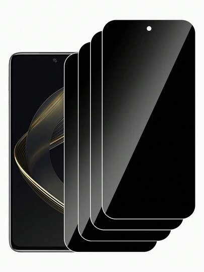 4 片装，防刮、防爆华为/荣耀手机屏幕保护膜，全覆盖，易于安装，高清清晰，无气泡，防刮、防碎钢化玻璃屏幕保护膜，超高清。适合生日/家人/朋友/男生/女朋友的礼物