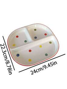 1 Set Dopamine Polka Dot Dinnerware Set, Colorful Glazed Ceramic Mugs, Household Plates And Coffee Cups, Creative Christmas/Birthday Gift