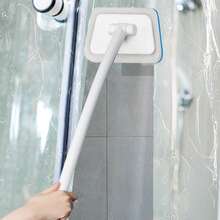 一套长柄浴缸清洁刷、浴室地板浴缸和瓷砖清洁海绵刷、窗户清洁海绵刷、清洁用品和清洁工具。 - 彩色 - 查看 7