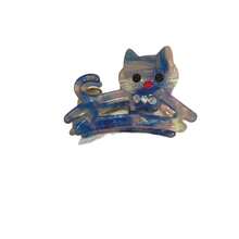 Cute Cartoon Cat Claw Rhinestone Acetate Hair Clip, Sweet Girl Hair Accessory Hair Claw - Multicolor - View 5
