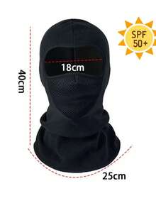 Balaclava UV Protection Fishing Cycling Mask Full Face Helmet Outdoor Sports - 紅色 - 查看 4