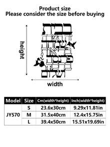 1pc Elegant Simple Art Design Metal Plaque, Blessing, Perfect For Office, Home Living Room, Bedroom, Patio, Kitchen, Garden Wall Decoration, Store Lobby, Cafe, Dance Hall, Bar, Country Farmhouse, Wall Art, Perfect For Housewarming, Holidays, Birthdays, Antique Collectors, Christmas, Removable, Music Lovers, Perfect Room Decoration