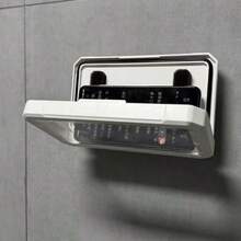 Waterproof ABS Shower Phone Holder With 360° Rotatable Touch Screen, Anti-Fog Clear Mount For Bathroom And Toilet, Compatible With Plastic Shower Curtains Desk Mobile Phone Holder Stand Compatible With IPhone IPad Adjustable Desktop Tablet Holder Mobile Phone Holder Compact And Portable For Online Classes And Everyday Use Universal Table Cell Phone Stand, Halloween Compatible With IPhone, Android Phone, Gift For Birthday, Family, Friends Phone Accessories