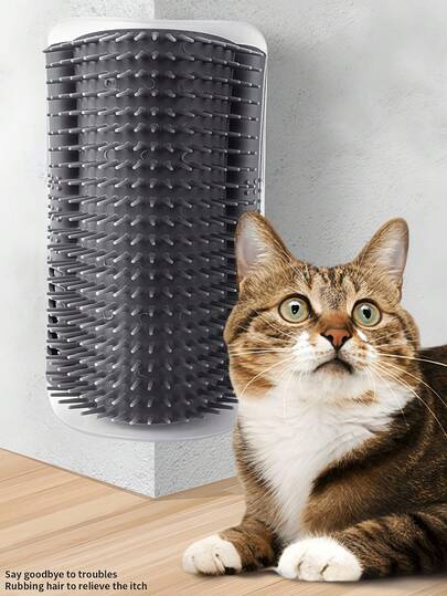 一宠墙角抓毛神器适合猫咪抓挠止痒适合家用兼猫玩具猫抓板猫抓柱猫抓板硅胶猫笼壁板耐磨耐刮耐磨