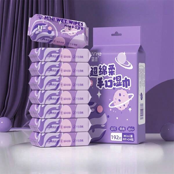 مناديل مبللة للتنظيف اليومي، مناديل مبللة غير منسوجة محمولة لتنظيف العناصر اليومية