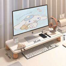 Storage Rack - [Single Layer] Curved Edge White 55*20 - View 8