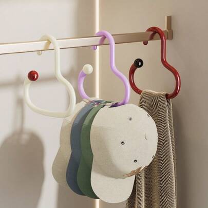 3 High-Quality Hat Storage Hooks, Multifunctional Anti Slip Storage Hangers, Highly Attractively Handbag Hangers, Suitable For Storing Hats, Ties, Belts, Bags, Saving Space, Room Decoration, Bedroom Decoration, Home Decoration, Festivals, Parties, Weddings, Birthday Gifts, Family And Friends Gifts, Halloween Decoration, Christmas Decoration