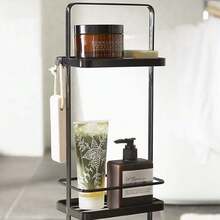 1 pièce Étagère de rangement sur pied simple pour salle de bain/salon, étagère de rangement multi-couches anti-poussière