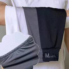 Men Long Half Finger Gloves Arm Sleeves Sun UV Protection Ice Cool Arm Cover For Cycling Fishing Climbing Sport Accessories Halloween Costumes Black Arm Sleeve