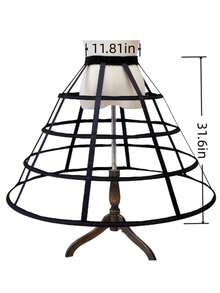 1pc Women's Black Or White Spring/Autumn/Summer Lightweight Petticoat Crinoline Slip Dress Lolita Underskirt, 2-5 Layers Steel Bone Cage Skirt Suitable For Wedding, Party, Performance, Cosplay, Decoration, Halloween Costume