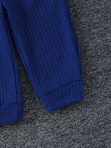 Spring & Autumn Loose Crew Neck Sweatshirt And Comfortable Elastic Waist Pants Baby Boy 2-Piece Set