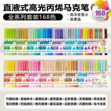 GuangNa 168 Vibrant Colors Acrylic Paint Markers | Bullet Tip (1.2mm) For Sharp Lines | High Coverage & Large Ink Capacity | 14 Sets, 12/Pack - Art, Crafts, Journaling Essential, Gift For Back To School