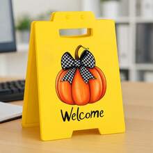 [Thanksgiving Yard Decor] Double-Sided Autumn Harvest Welcome Garden Flag | 1pc 28x40 Inches Polyester Yard Decor, Thanksgiving Outdoor Lawn Decoration, No Electricity Needed, Outside Decorations For Yard