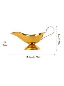 1/2/3 piezas Salsera de acero inoxidable, Taza para salsa de filete estilo occidental, Cubo para salsa Teppanyaki, Taza para salsa de tomate y pimienta negra, Taza para condimentos, Recipiente para salsa