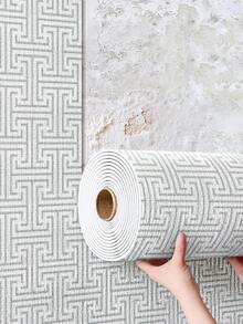 1 Rotolo di carta da parati autoadesiva, impermeabile e resistente all'umidità, facile da installare, può essere tagliata e rimossa liberamente, adesivi murali in vinile da staccare e incollare, adatti per decorare soggiorni, cucine, uffici, camere da letto e stanze, decorazioni murali fai-da-te, carta da parati per la decorazione della stanza e del soggiorno - Multicolore - Visualizzare 2