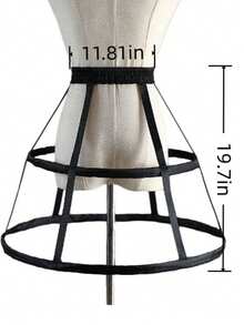 1pc Women's Black Or White Spring/Autumn/Summer Lightweight Petticoat Crinoline Slip Dress Lolita Underskirt, 2-5 Layers Steel Bone Cage Skirt Suitable For Wedding, Party, Performance, Cosplay, Decoration, Halloween Costume