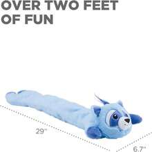 Outward Hound Longidudes Raccoon Plush &Amp; Squeaky Dog Tug Toy - MàuG - Xem 8