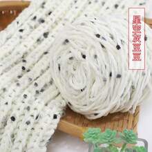 Fir gros de Halloween pentru croșetat - 1 buc bilă de lână mohair stil jeleu, fir de croșetat manual din lână spray colorată, fir de mohair multicolor cu pete pentru decor de Crăciun, tricotat țesături, eșarfe DIY, pălării, păpuși, genți, pulovere, fire de croșetat, fire groase - Multicolor - Vizualizare 12