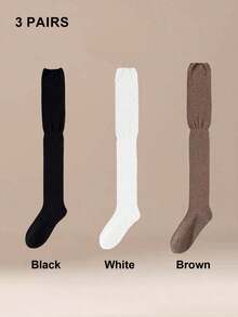 1/2/4 Pairs Over-The-Knee Socks For Women, Long Thigh High Stockings For Spring, Summer, Autumn, Winter, Maternity, Non-Slip