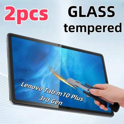 2 piezas Protector de pantalla a prueba de golpes para tableta, adecuado para Tab P11/P12/M9/M10/M11/Yoga Tab 11/K10/Honor Pad 10/Pad Series, fácil de instalar, HD claro, sin burbujas, resistente a arañazos, antihuellas, protector de pantalla de vidrio templado resistente a golpes y a prueba de agua, adecuado para pantallas ultra HD para uso diario en la oficina y el hogar, accesorios de protector de pantalla de tableta, regalo de cumpleaños de Pascua