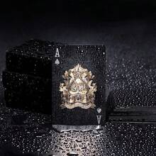 1set Waterproof 24k Golden Playing Cards Multiple Playing Cards,Modern Style Cards, Great For Adults And Families - Card Games And Board Games For Family Game Night - 10 Min,With Storage Box, Paper Cards, Easy To Shuffle Design - Multicolor - View 7