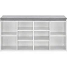 Estantes plegables para zapatos - Blanco - Ver 4