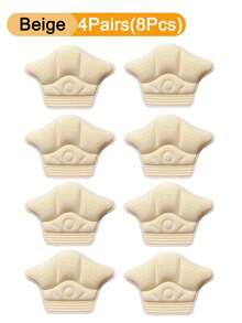 2-8Pcs Heel Stickers Heel Protectors Sneaker Shrinking Size Insoles Anti-Wear Feet Shoe Pads Adjust Size High Heel Cushion Inserts