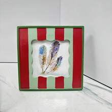 1 Peça Porta-Retrato Moderno de Resina com Design Geométrico 3D - Borda Pintada à Mão em Bloco de Cor para Decoração de Quarto, Escrivaninha, Sala de Estar e Entrada (Acento Minimalista para Casa, Exibição de Mesa, Arte de Parede Digna de Presente) (Cor Aleatória das Fotos)