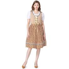 Costume e travestimento, costume di Ognissanti, costume da festa della birra di Monaco, costume bianco a campana, set di gonna da birra