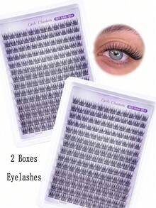 168 sợi/120 sợi nối mi giả dạng chùm mỏng 10-12mm, cong hình chữ D, mềm mại, thoải mái, dày dặn. Thích hợp cho sinh hoạt hàng ngày, đám cưới, mua sắm, khiêu vũ, tiệc tùng, lễ hội âm nhạc, Halloween, Giáng sinh, mùa tựu trường. Dùng để sử dụng. - màu đen - Xem 12