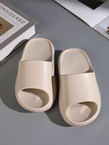 Dép thời trang trẻ em, đế dày mềm mại, dép thường ngày cho cả nam và nữ - Màu be - Xem 4